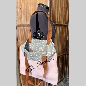 One of A Kind~Handmade~Cotton Bulbs Tote Bag