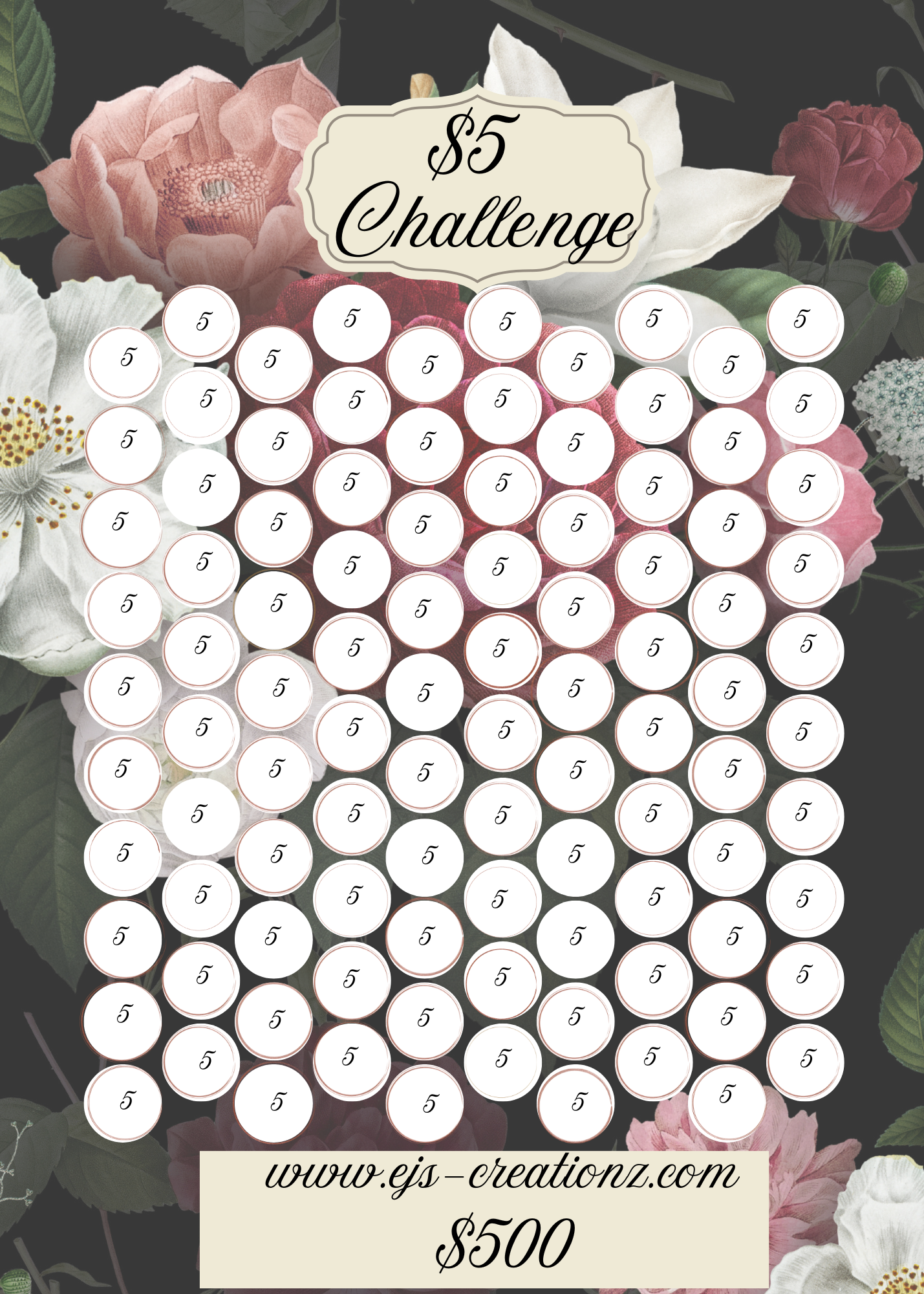 Moody Floral Saving Challenge