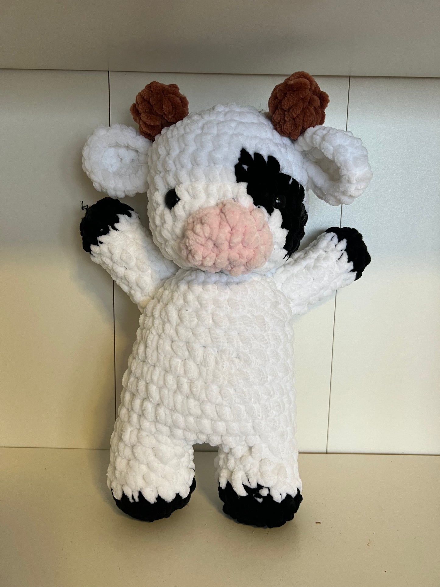 Mary the Crocheted Cow