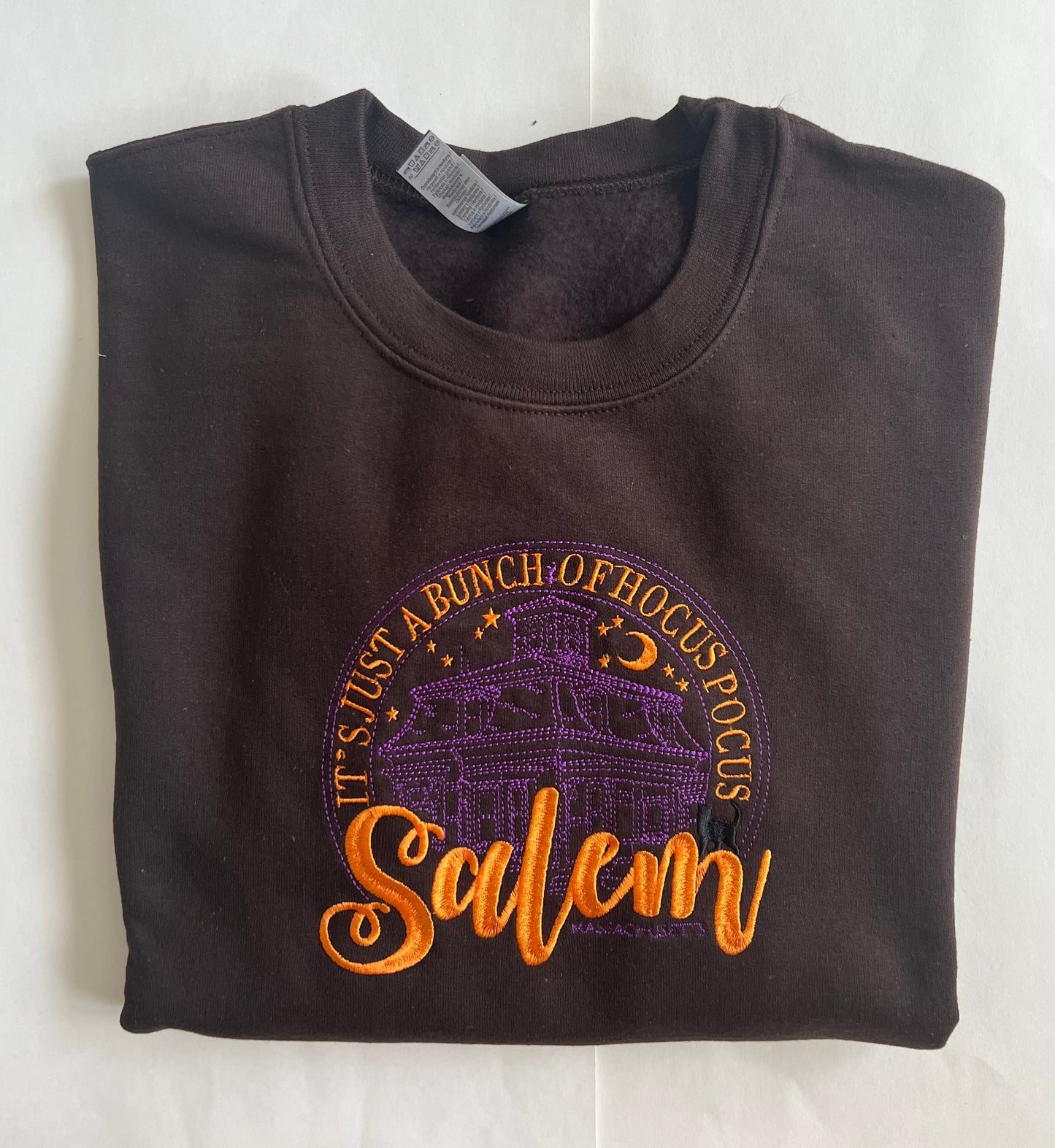 Hocus Pocus Salem~Embroidered Crewneck
