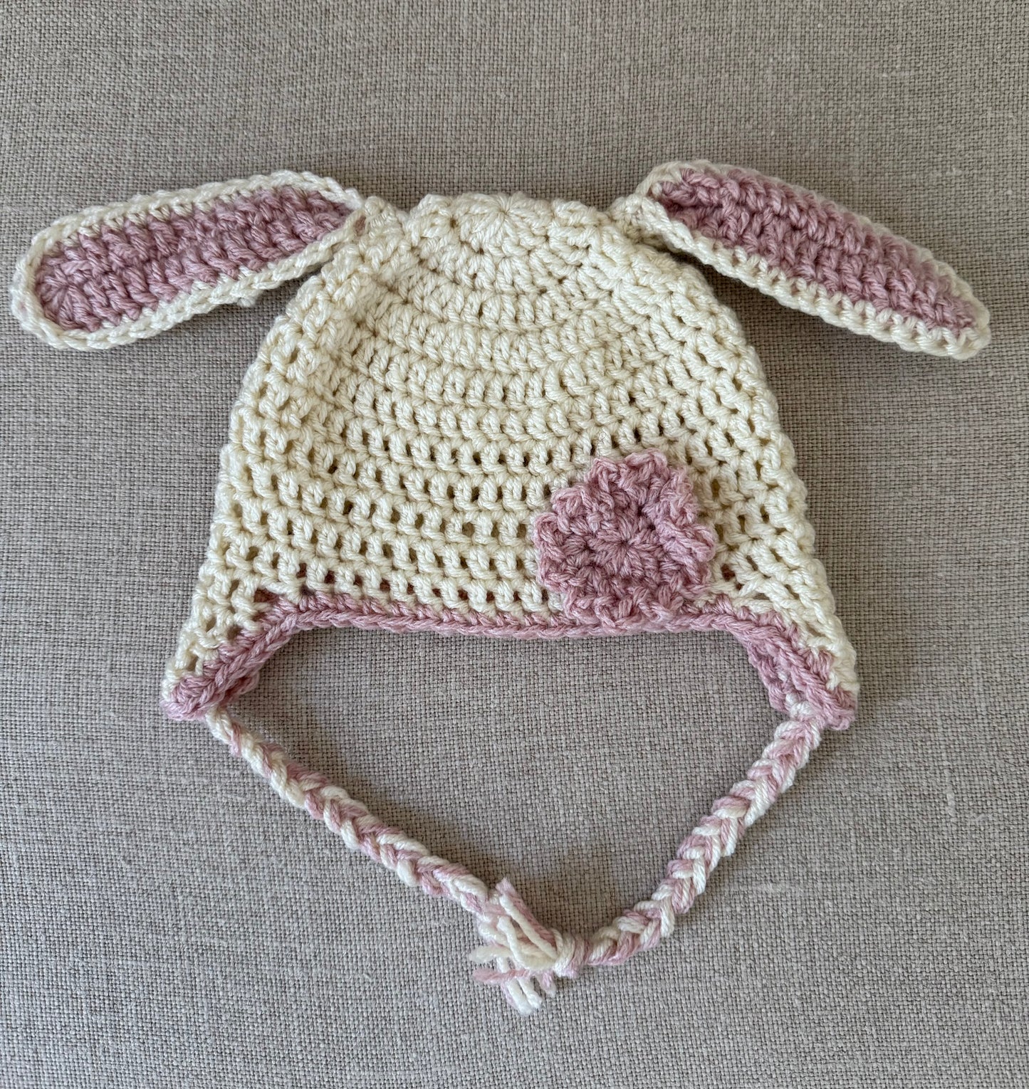 Bunny Ears~Crocheted Beanie Hat