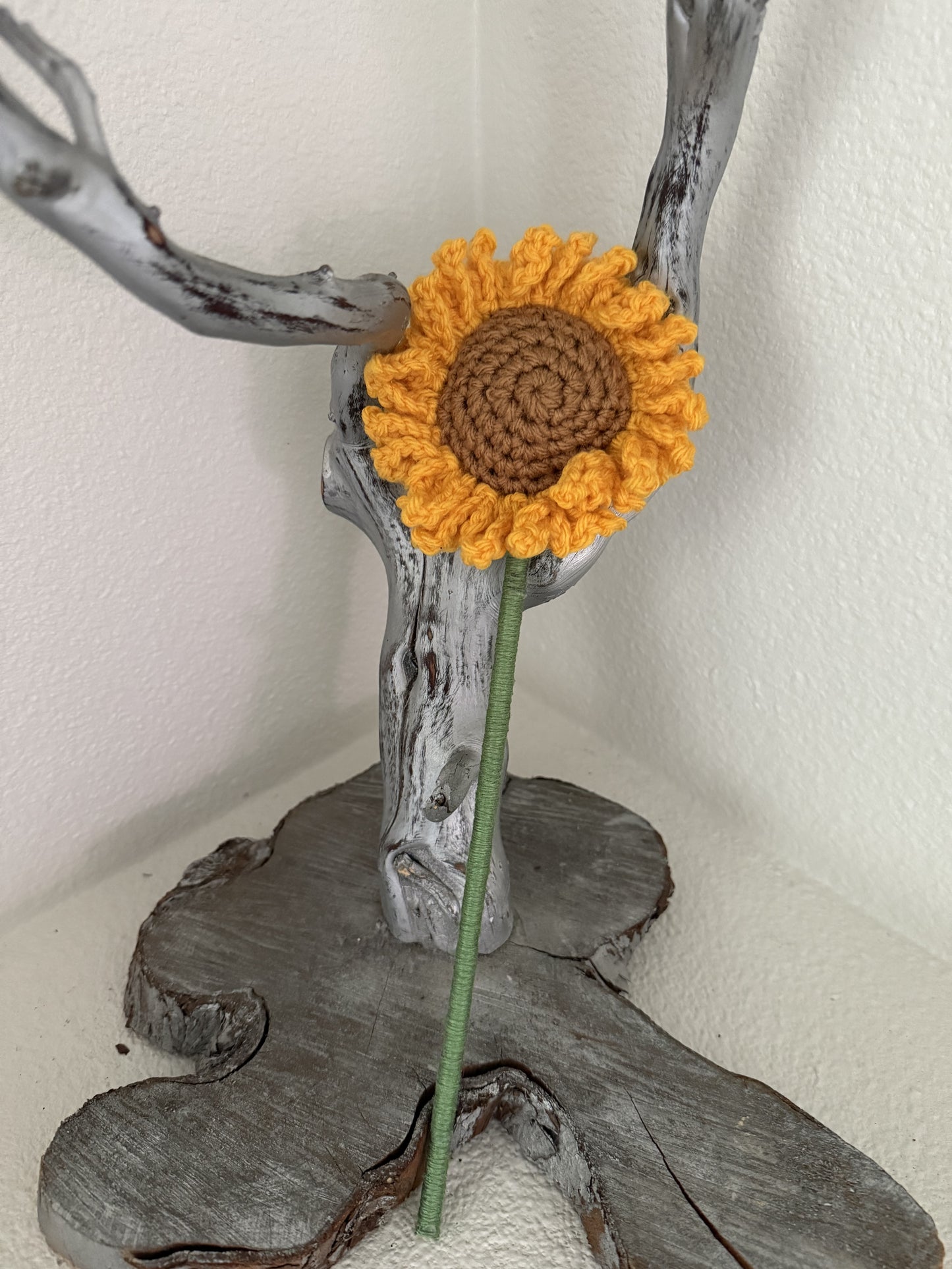 Crocheted Sunflower