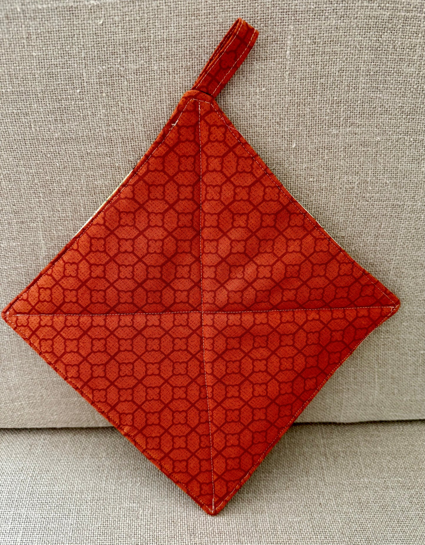 Whimscal Birds and Butterflies~Quilted Handmade Pot Holder