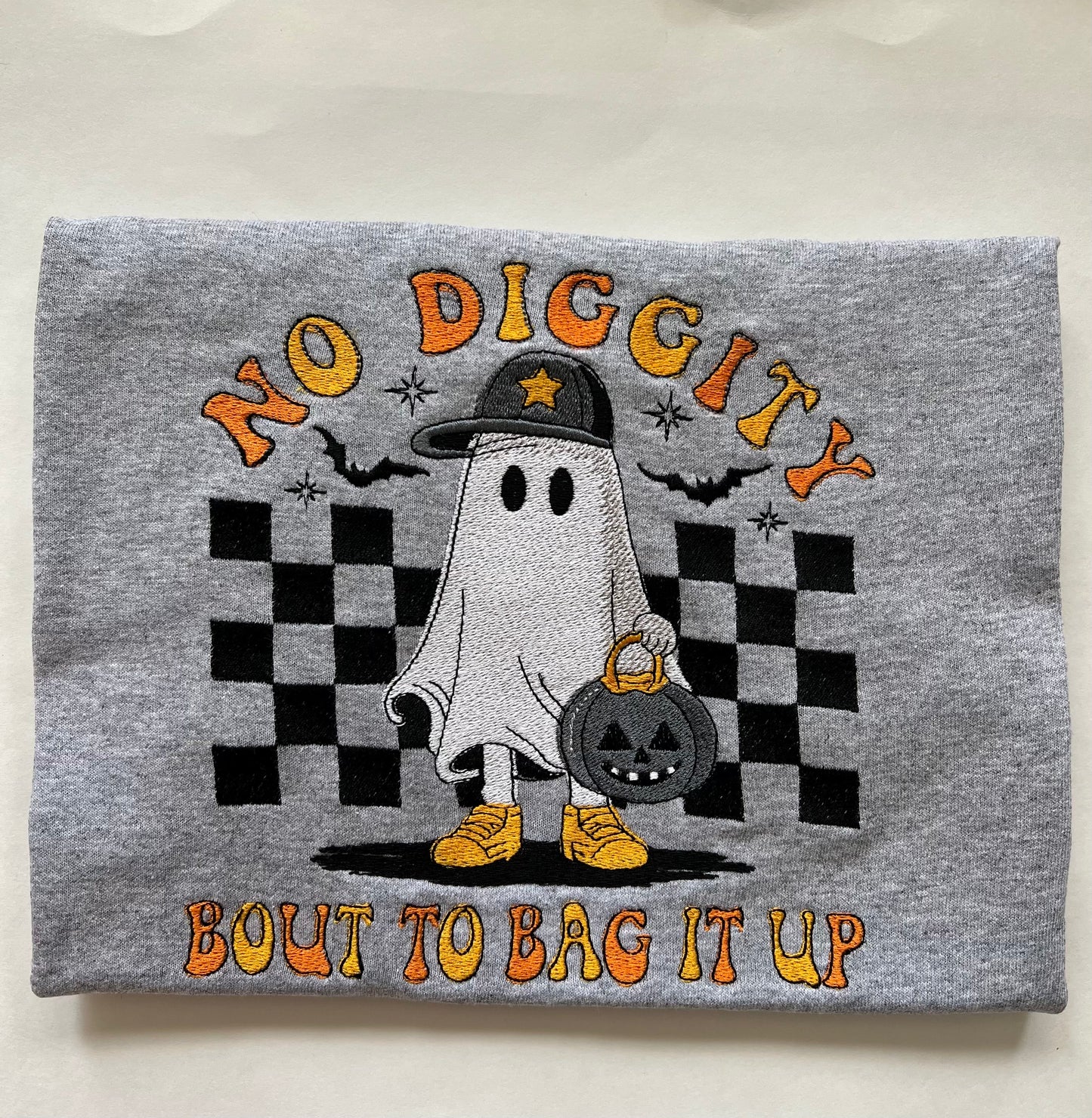 No Diggity bout to bag it up~ Embroidered T-Shirt