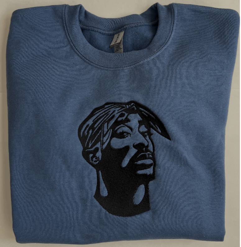 2PAC -Embroidered Crewneck