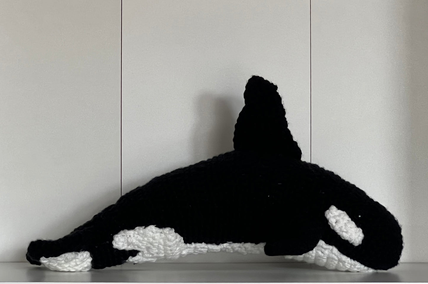 Orca Whale -Crocheted