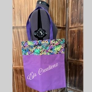 One of A Kind~Handmade~Fun Mardi GrasTote Bag
