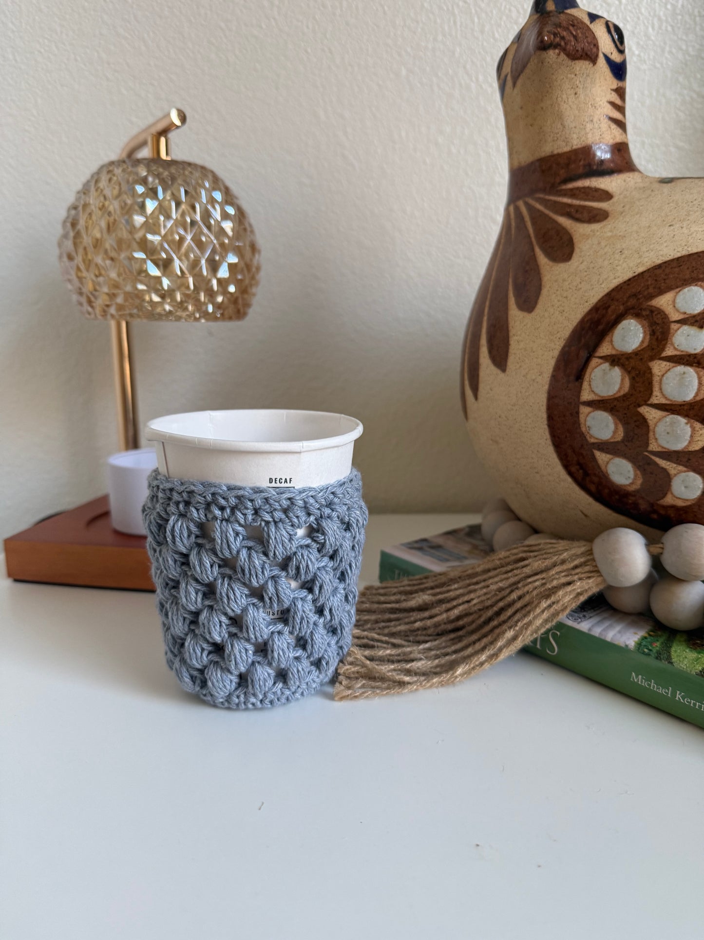 BUBBLE BERRIES CUP SLEEVES~CROCHET