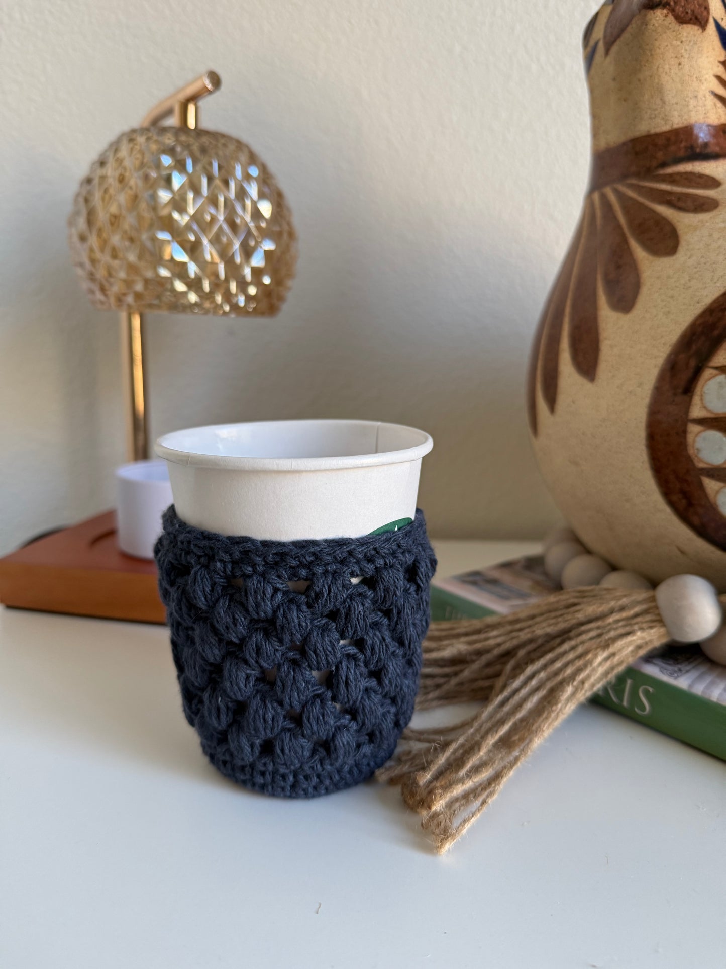 BUBBLE BERRIES CUP SLEEVES~CROCHET