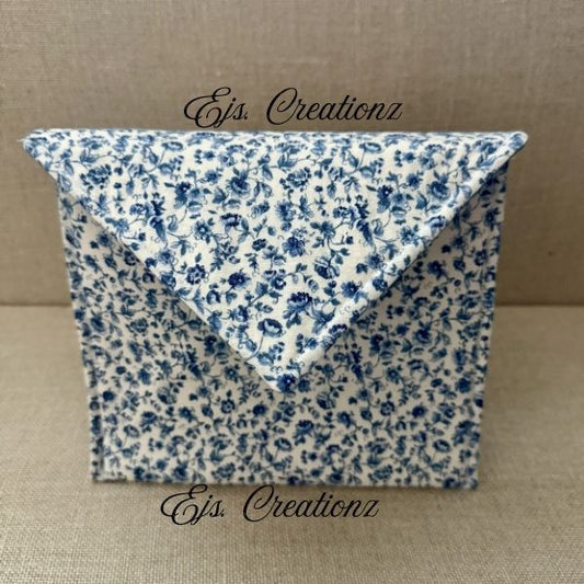 Blue Floral Garden ~ Microwave Baked Potato Bag