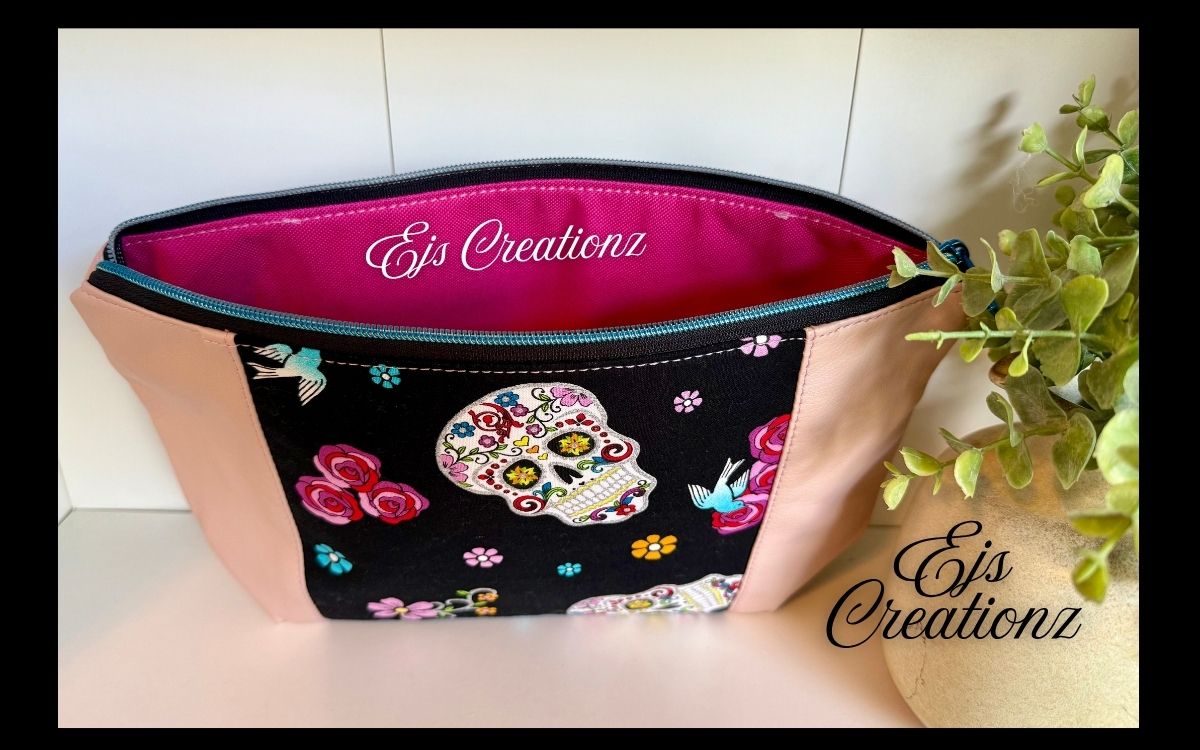 Dia De Los Muertos  Make Bag