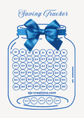 Blue Bow Surprise Saving Challenge