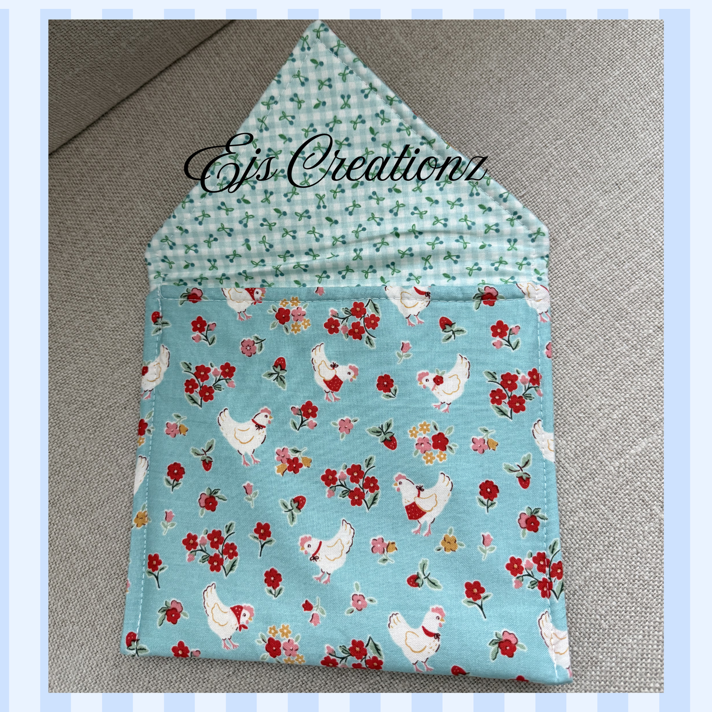 Floral Chicken's ~ Microwave Baked Potato Bag