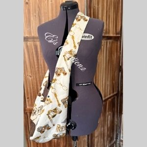 One of A Kind~Handmade~Victorian Opera Binoculars Reversible Tote Bag