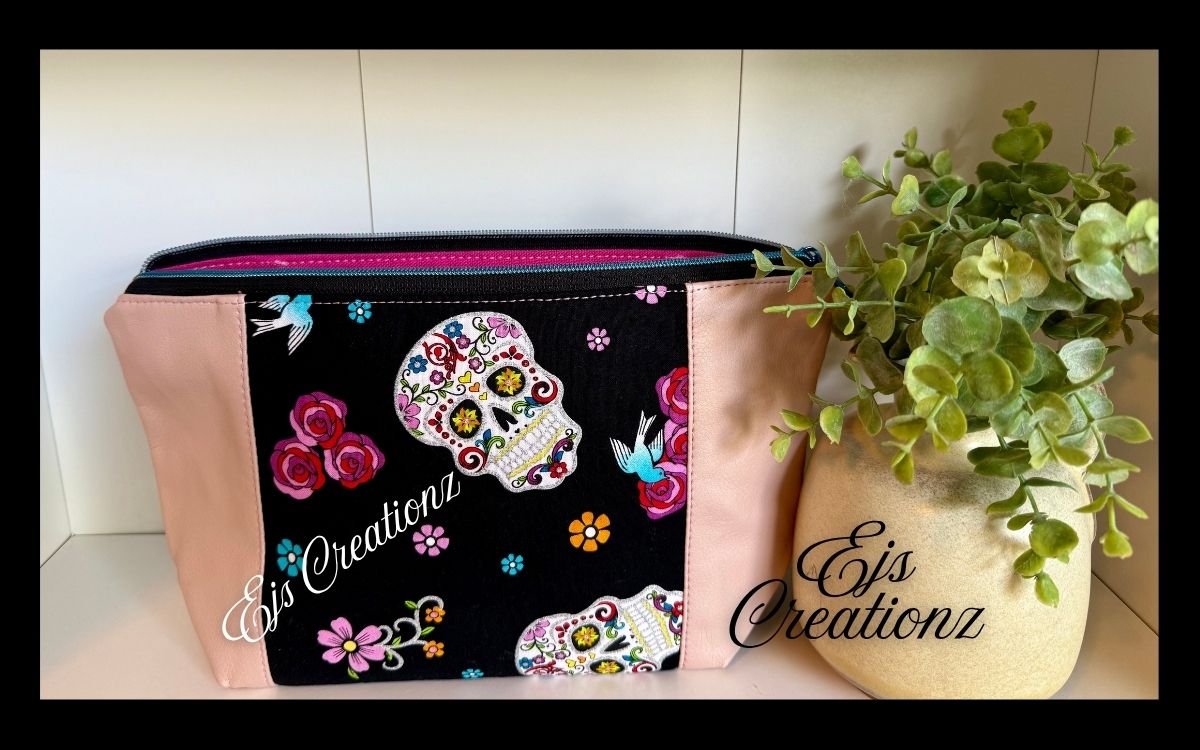 Dia De Los Muertos  Make Bag