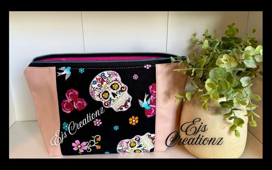 Dia De Los Muertos  Make Bag