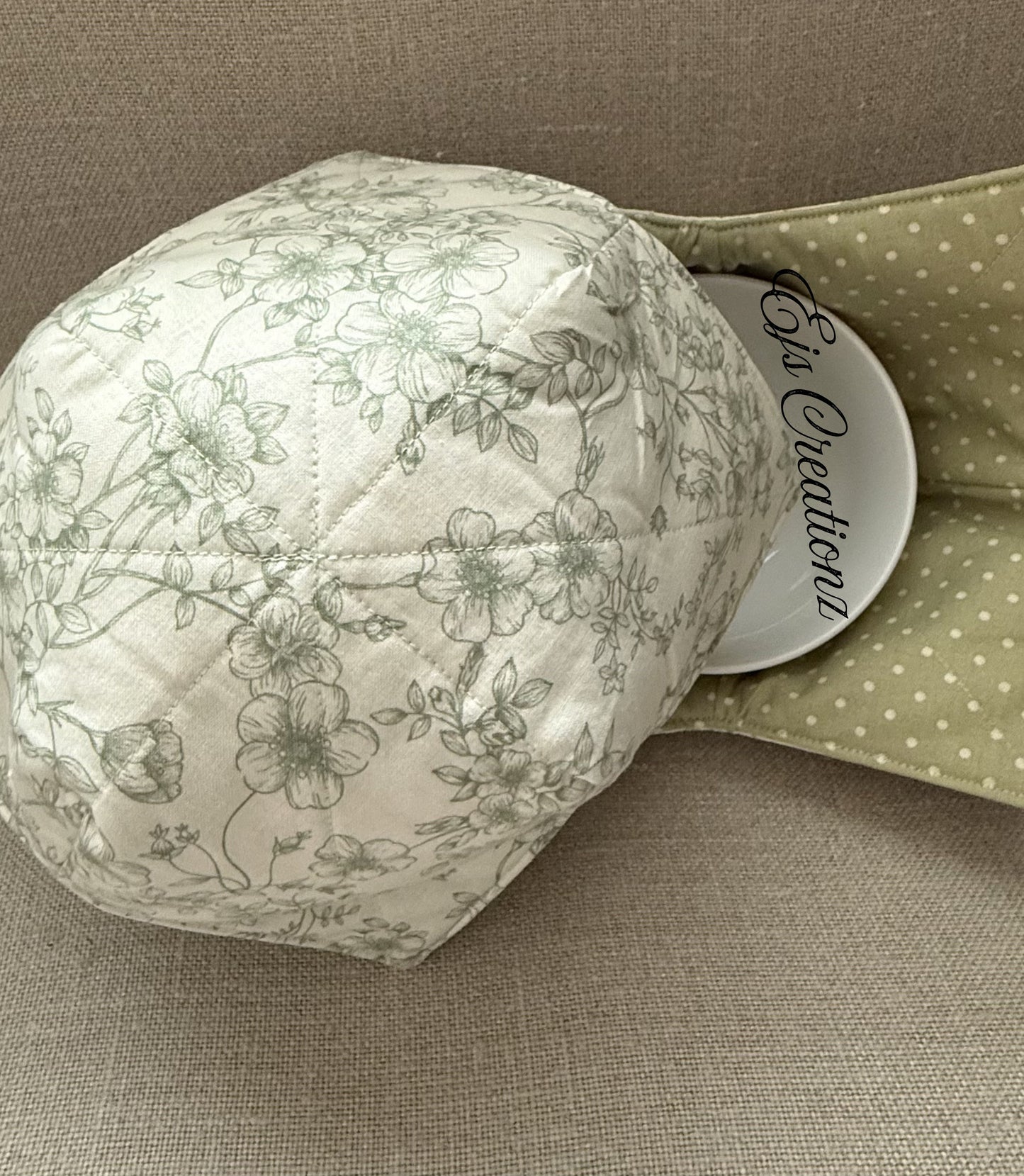 Green Garden ~ Microwavable/Reversible Bowl Cozy