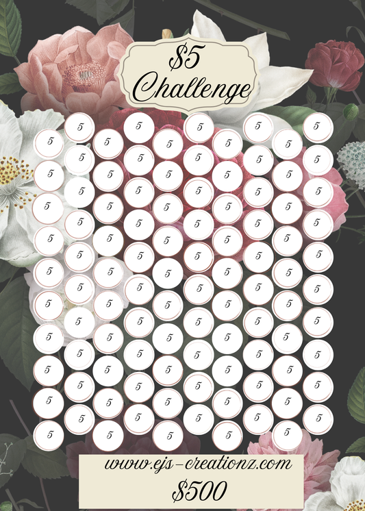 Moody Floral  Saving Challenge