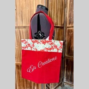 One of A Kind~Handmade~Floral Garden Tote Bag