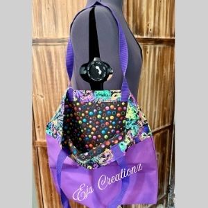 One of A Kind~Handmade~Fun Mardi GrasTote Bag