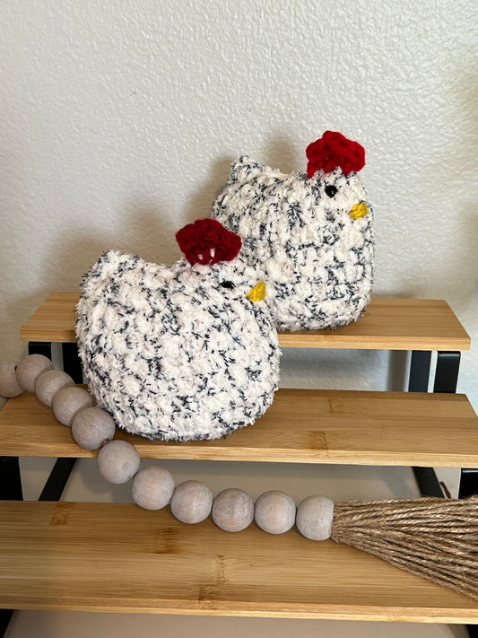 Crocheted Mini Chicken and Roosters