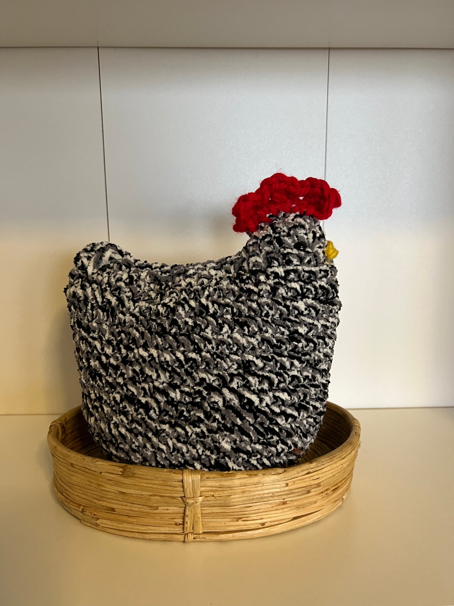 Fun Sassy  Crocheted Chickens