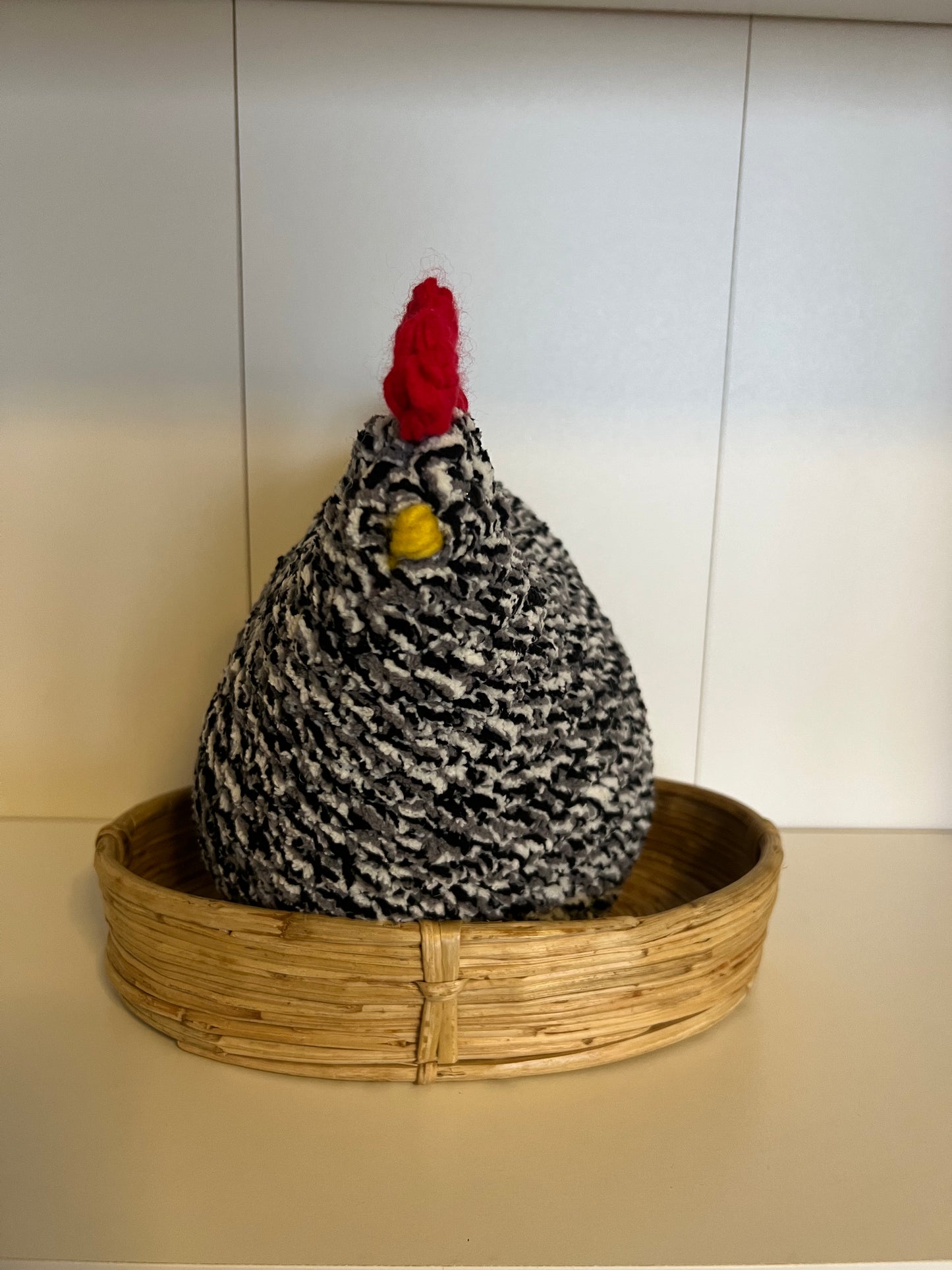 Fun Sassy  Crocheted Chickens