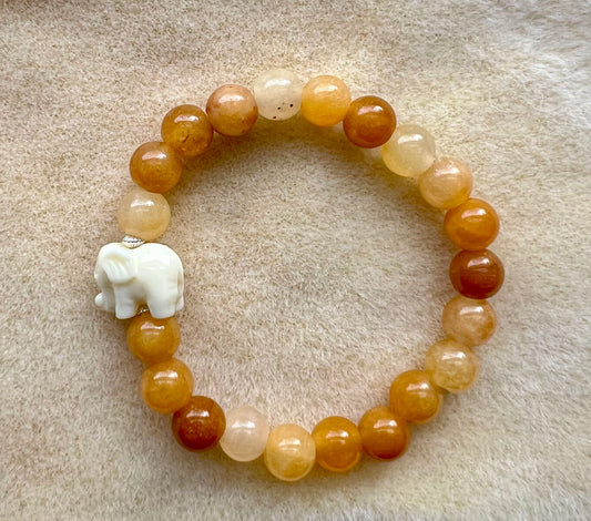 Citrine Natural Stone Bracelet~Abundance