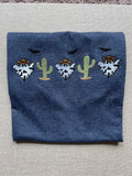 Country Western  Ghost ~Embroidered T-Shirt