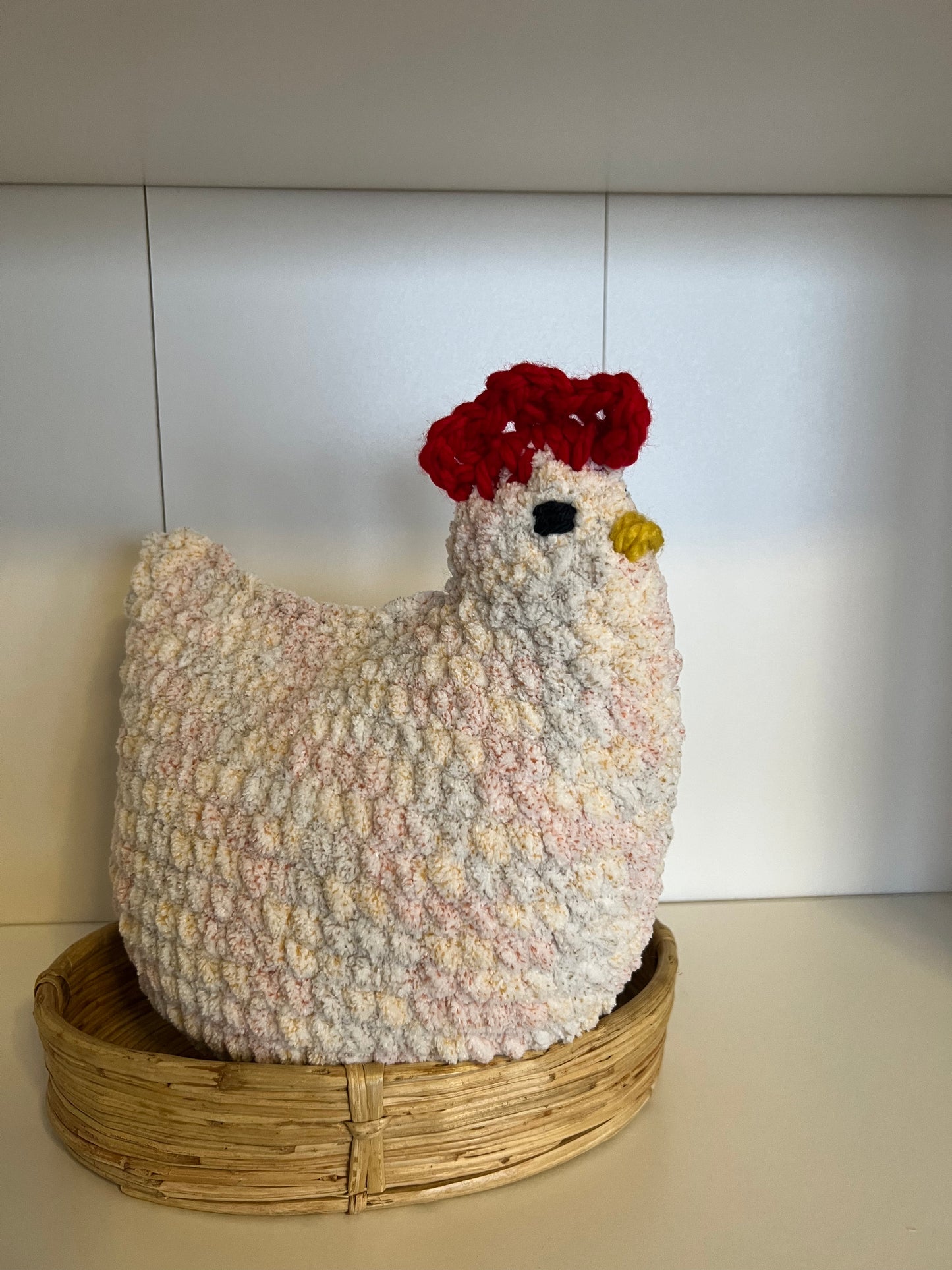 Fun Sassy  Crocheted Chickens