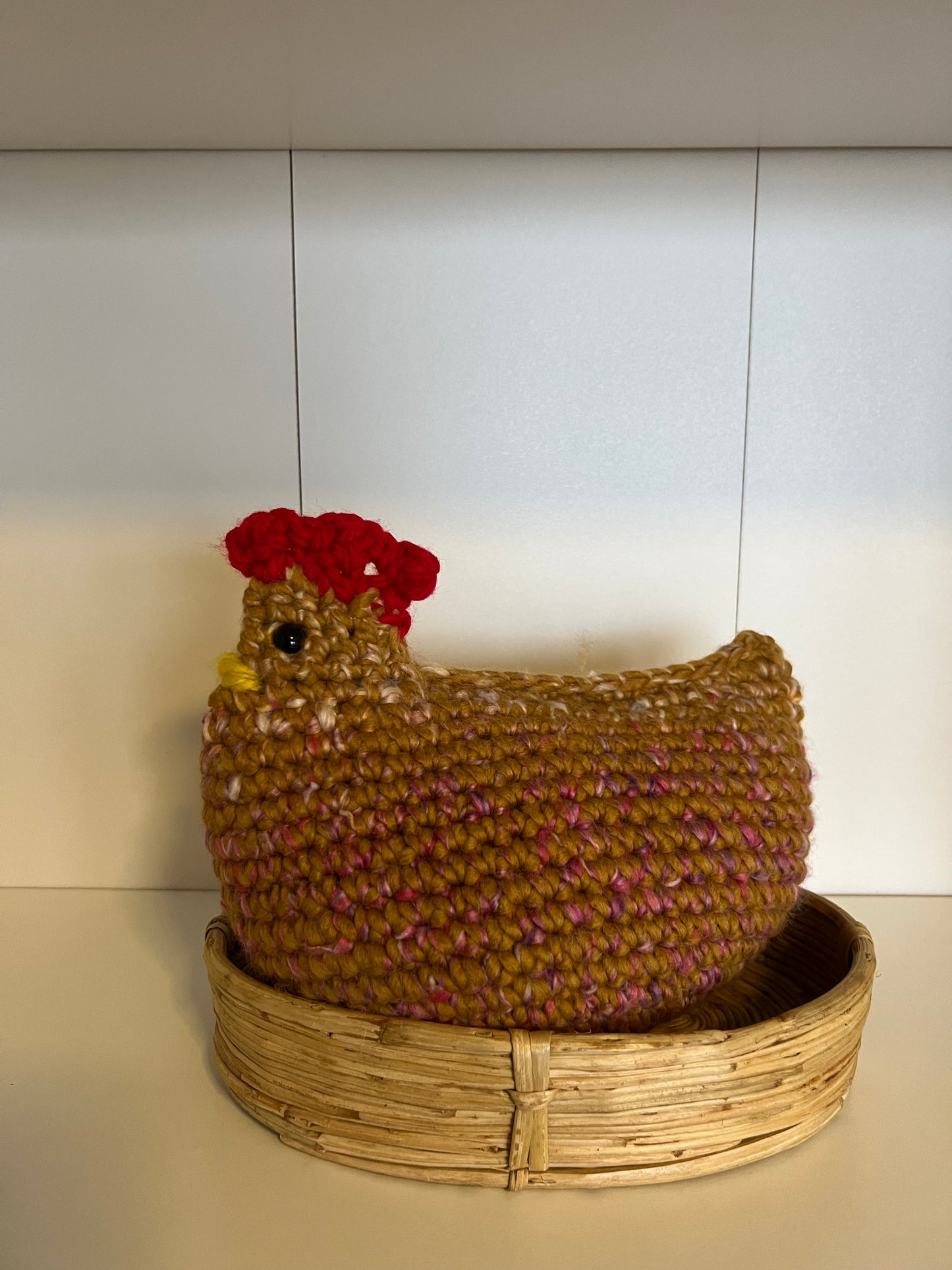 Fun Sassy  Crocheted Chickens