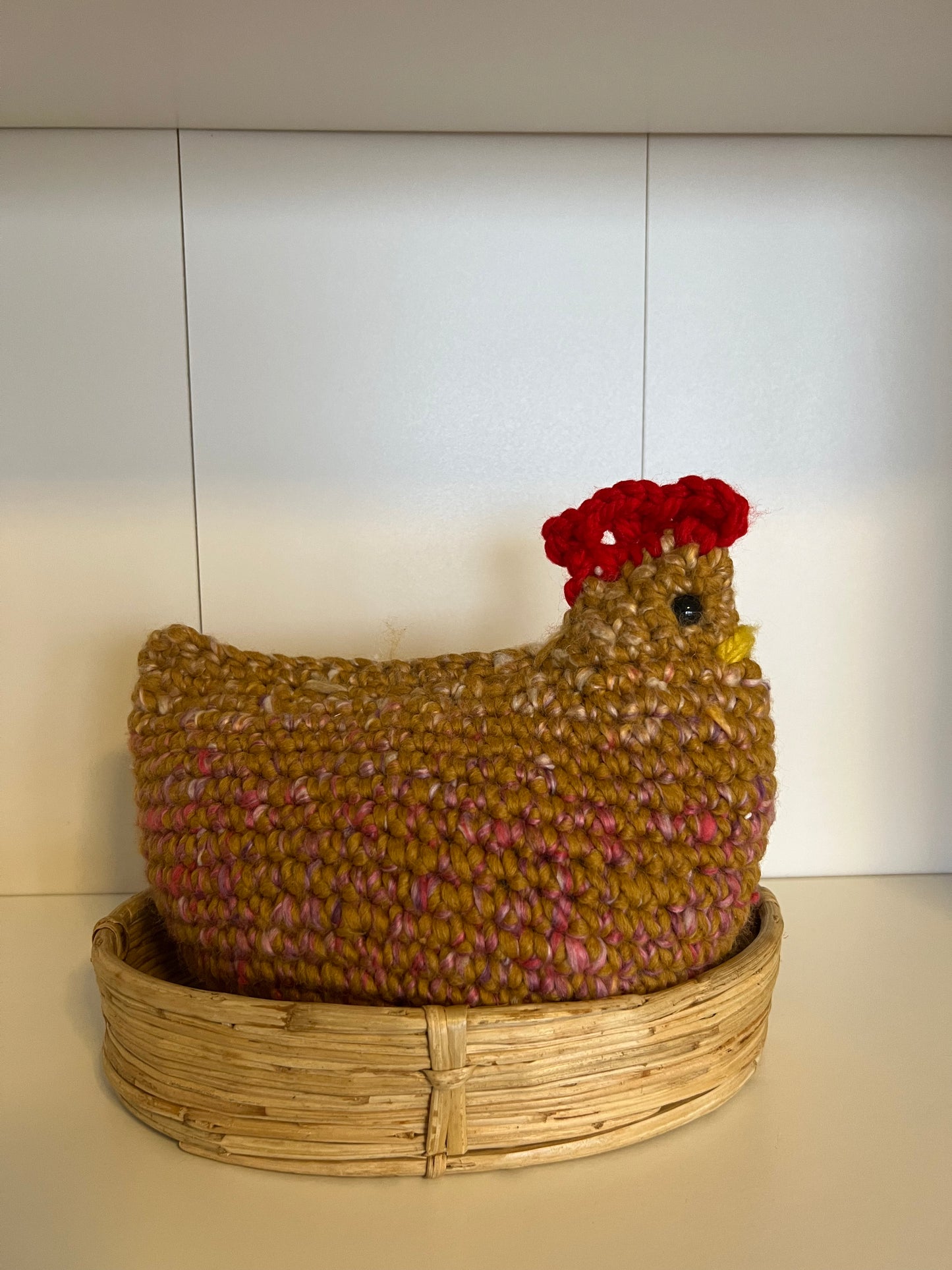 Fun Sassy  Crocheted Chickens