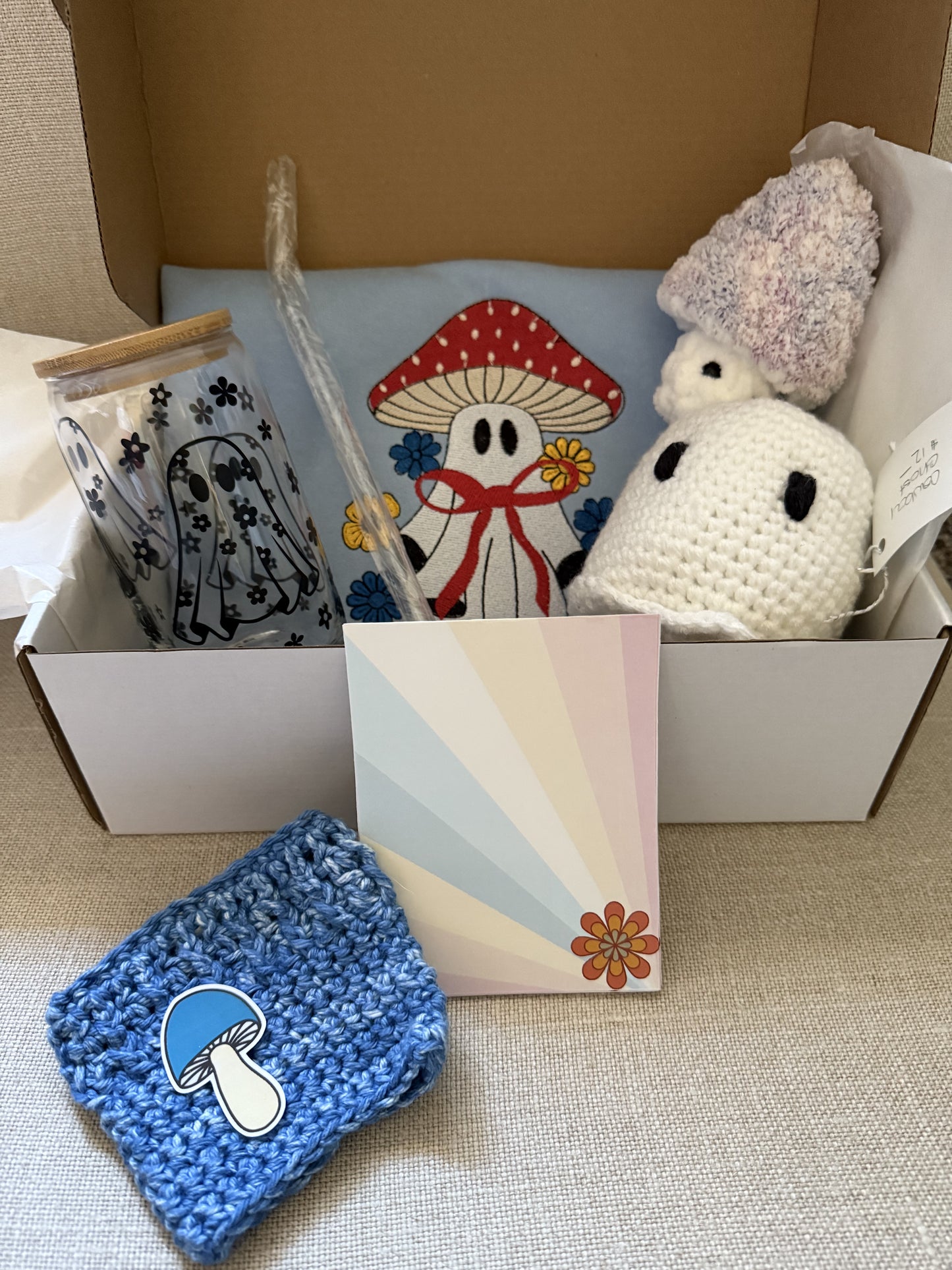 Groovy Mushroom Ghostie Gift Box