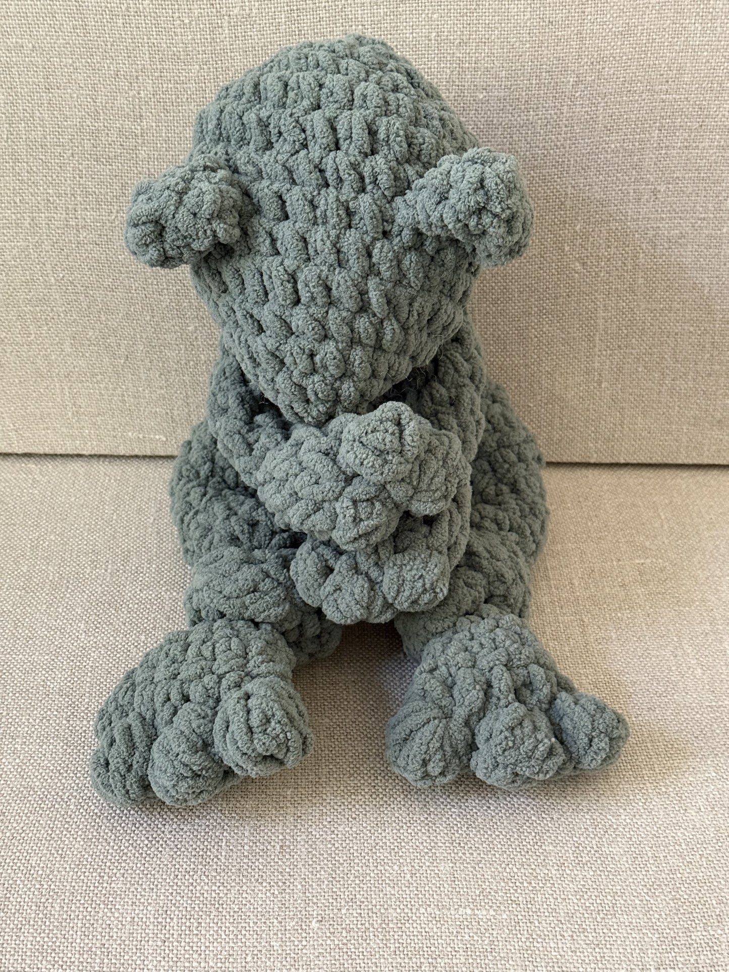 Crocheted Tessa The Toad Lovey