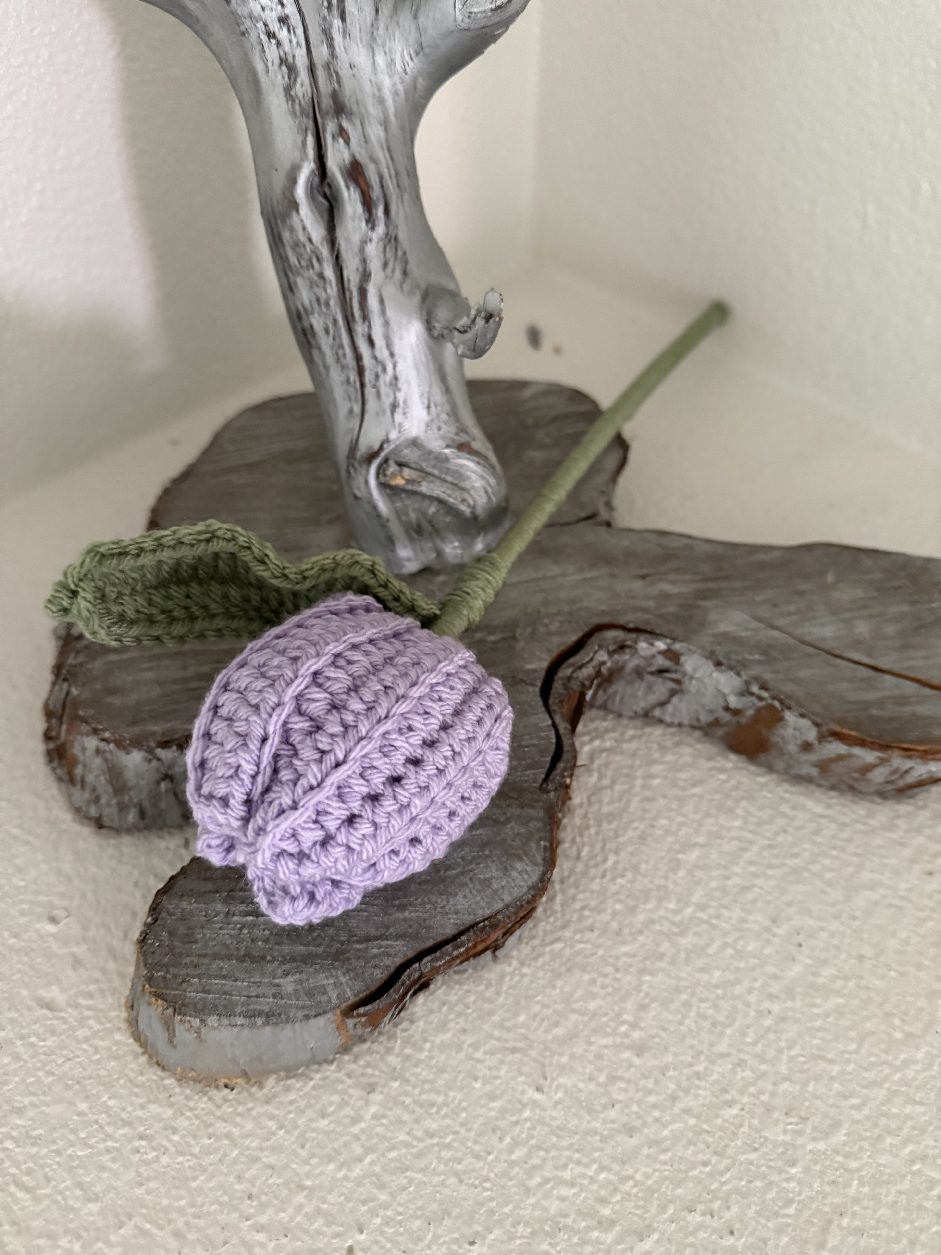 Crocheted Tulip Flowers