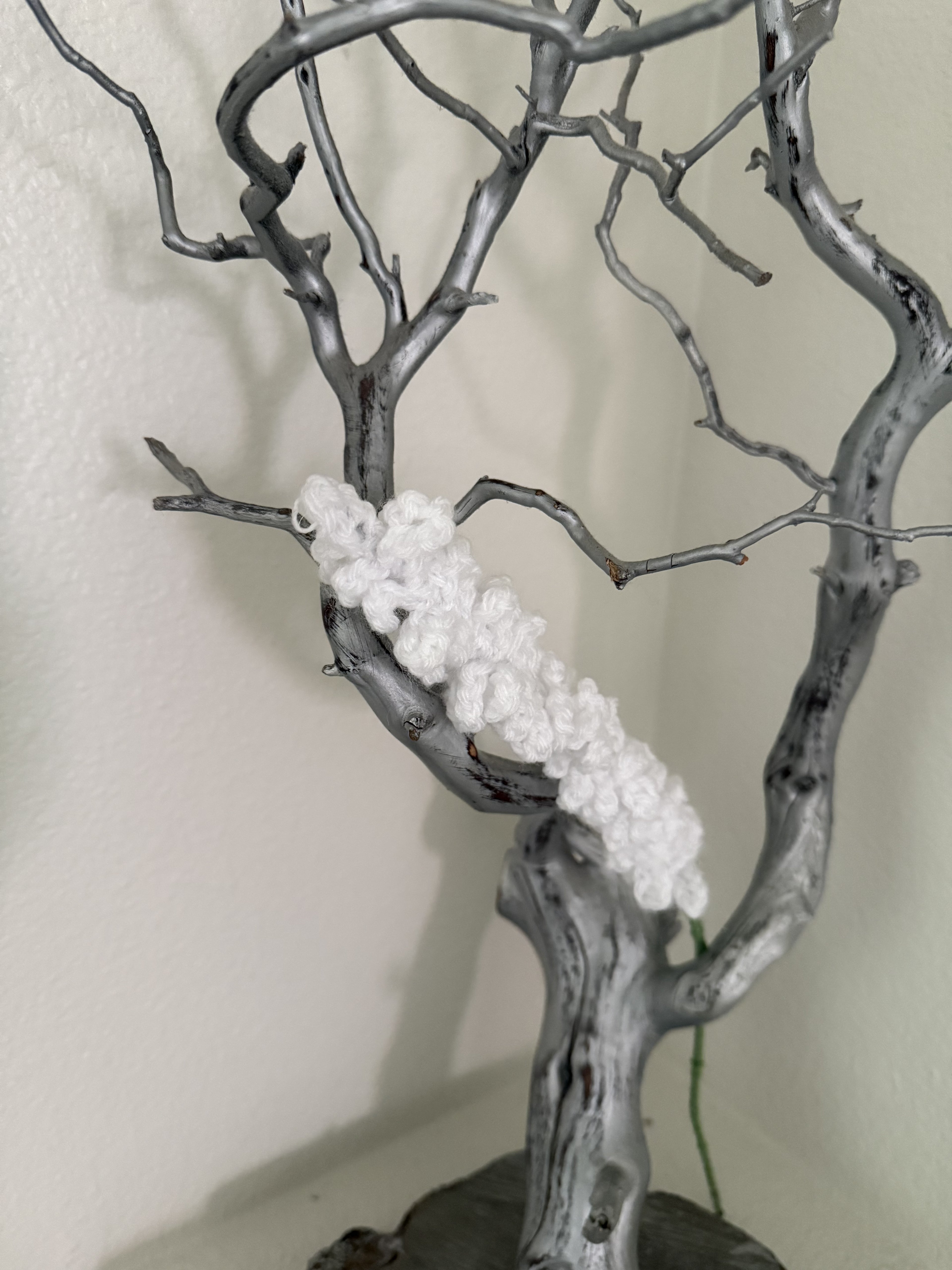 Crocheted Lavender Flowers