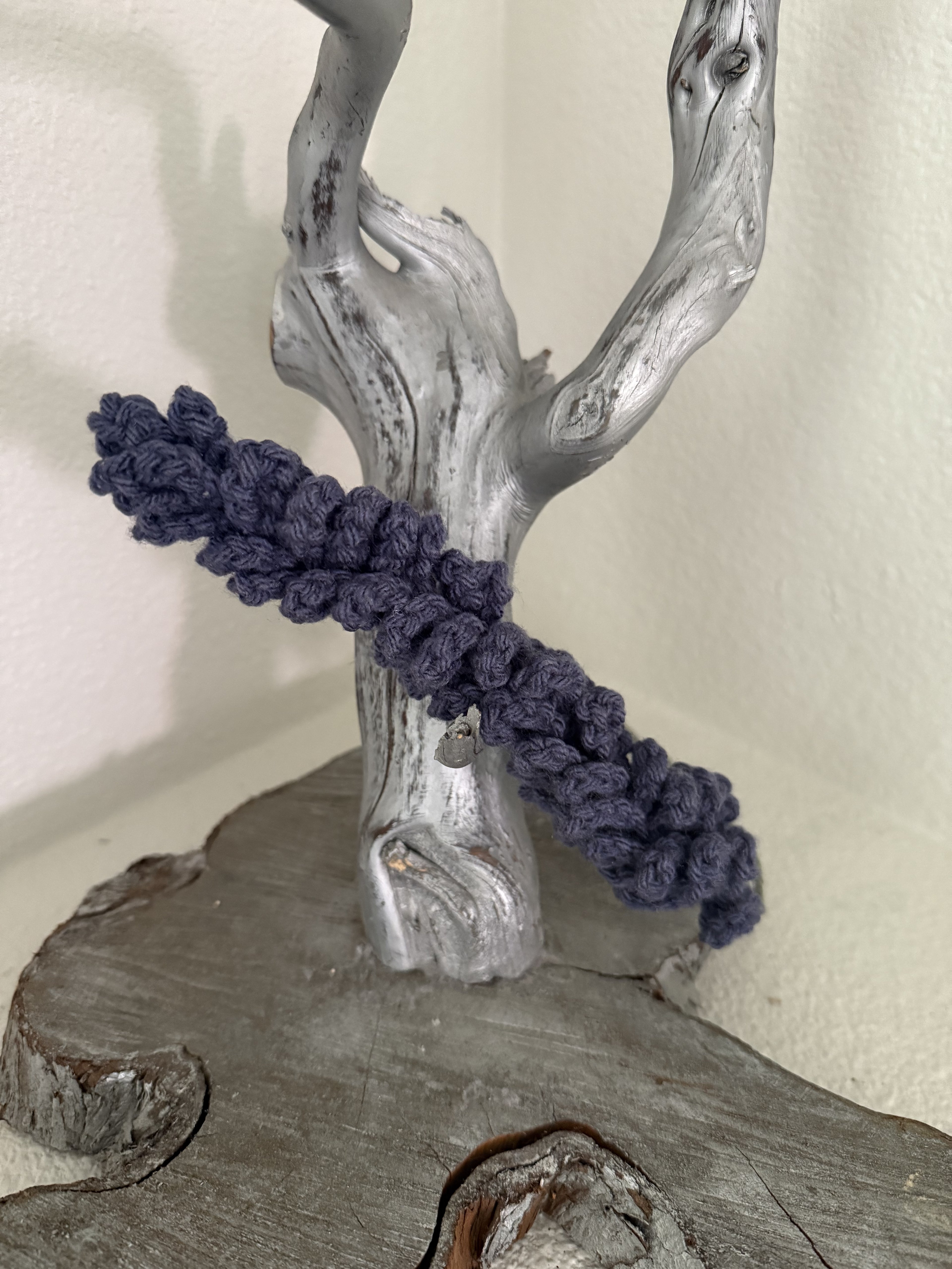Crocheted Lavender Flowers