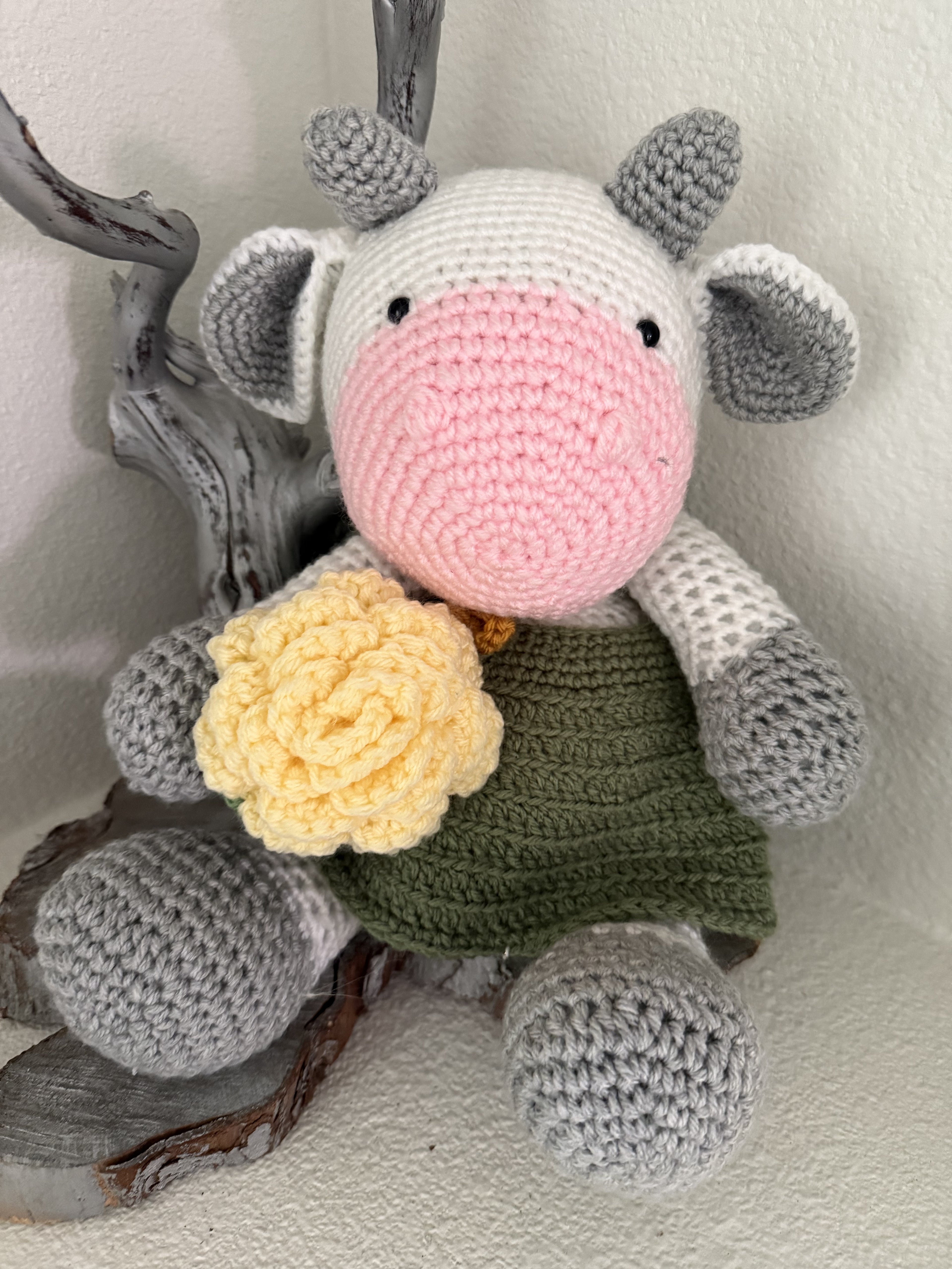 Crocheted Rose Flowers