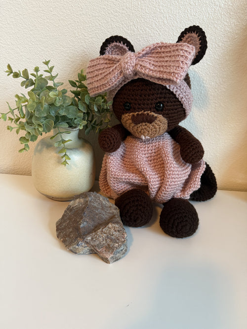 Beverly the Crocheted Beaver