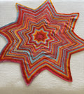 Bright Star Crocheted Blanket
