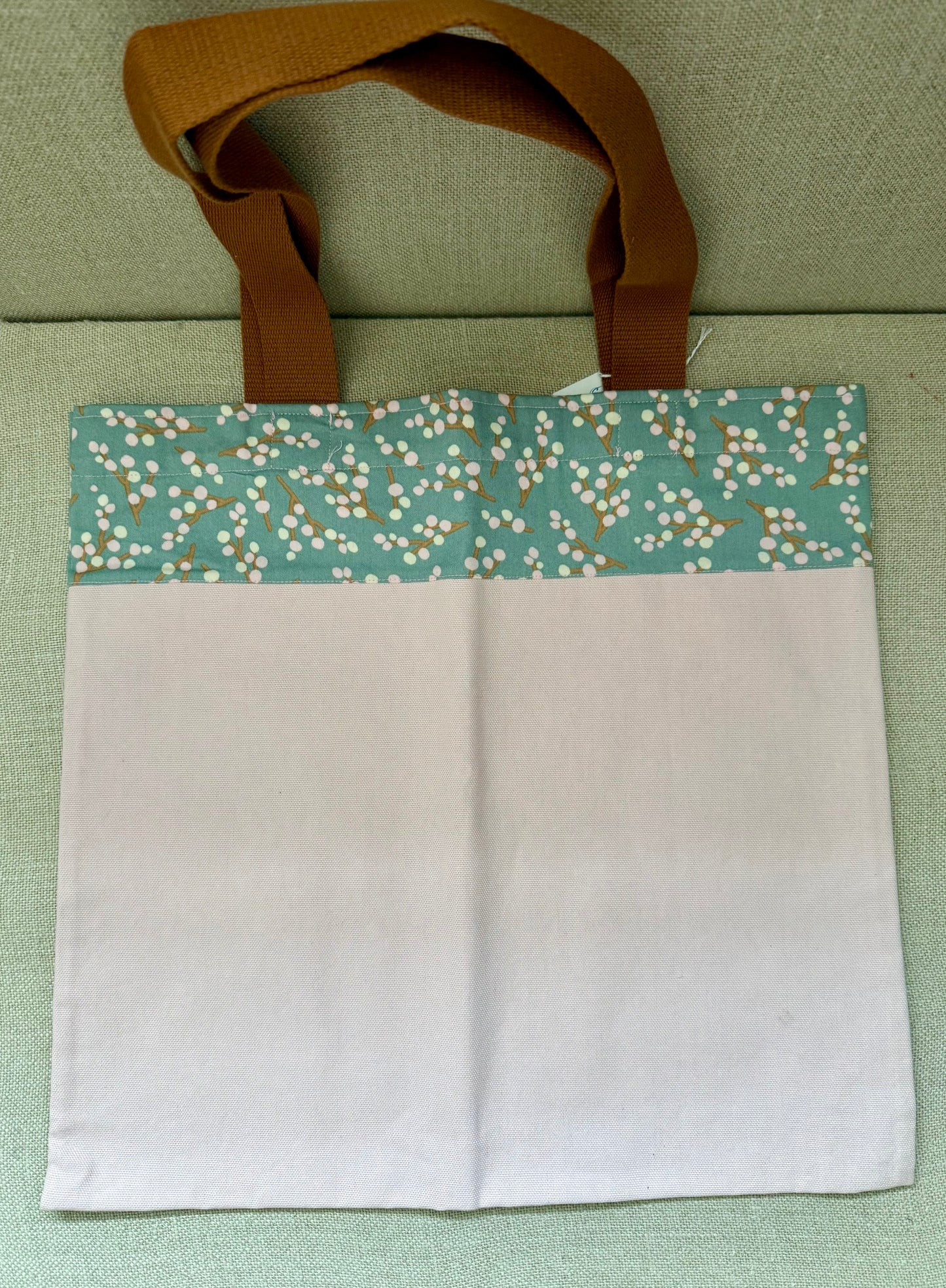 One of A Kind~Handmade~Cotton Bulbs Tote Bag