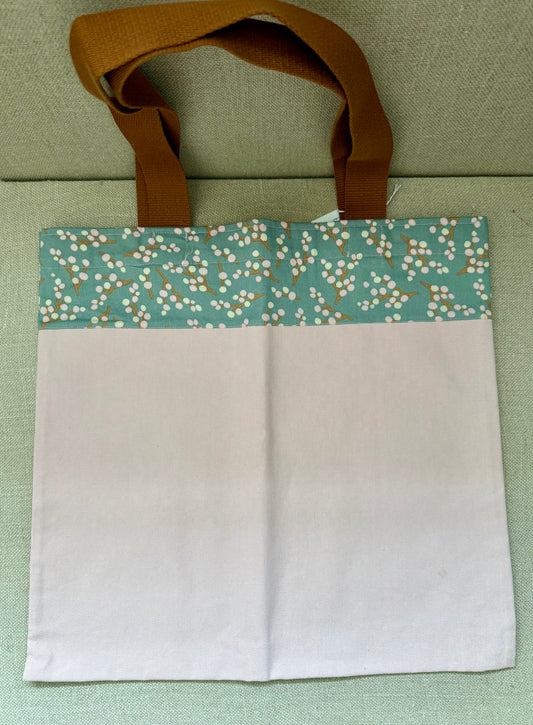 One of A Kind~Handmade~Cotton Bulbs Tote Bag