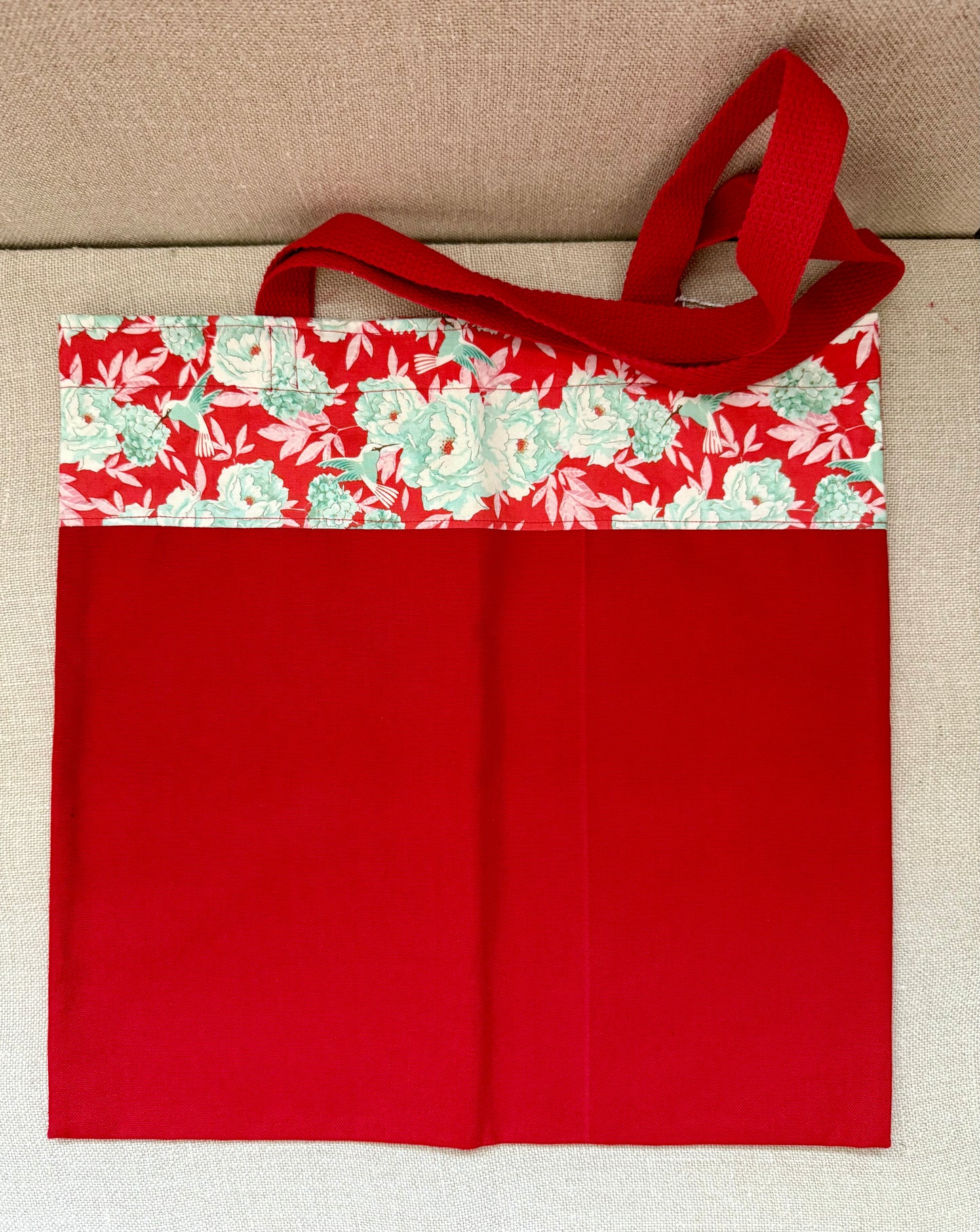 One of A Kind~Handmade~Floral Garden Tote Bag