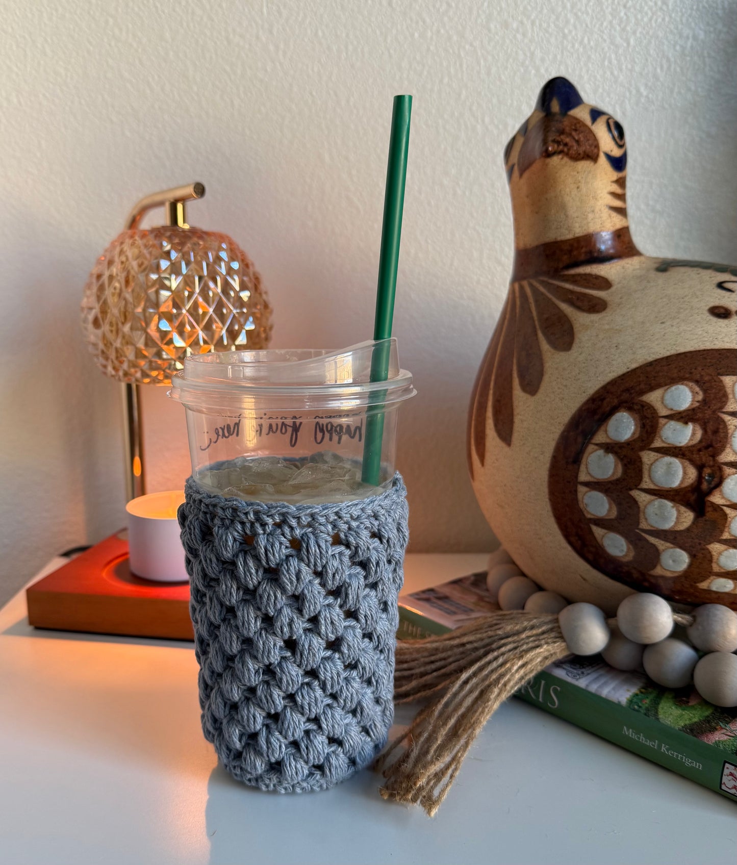 BUBBLE BERRIES CUP SLEEVES~CROCHET