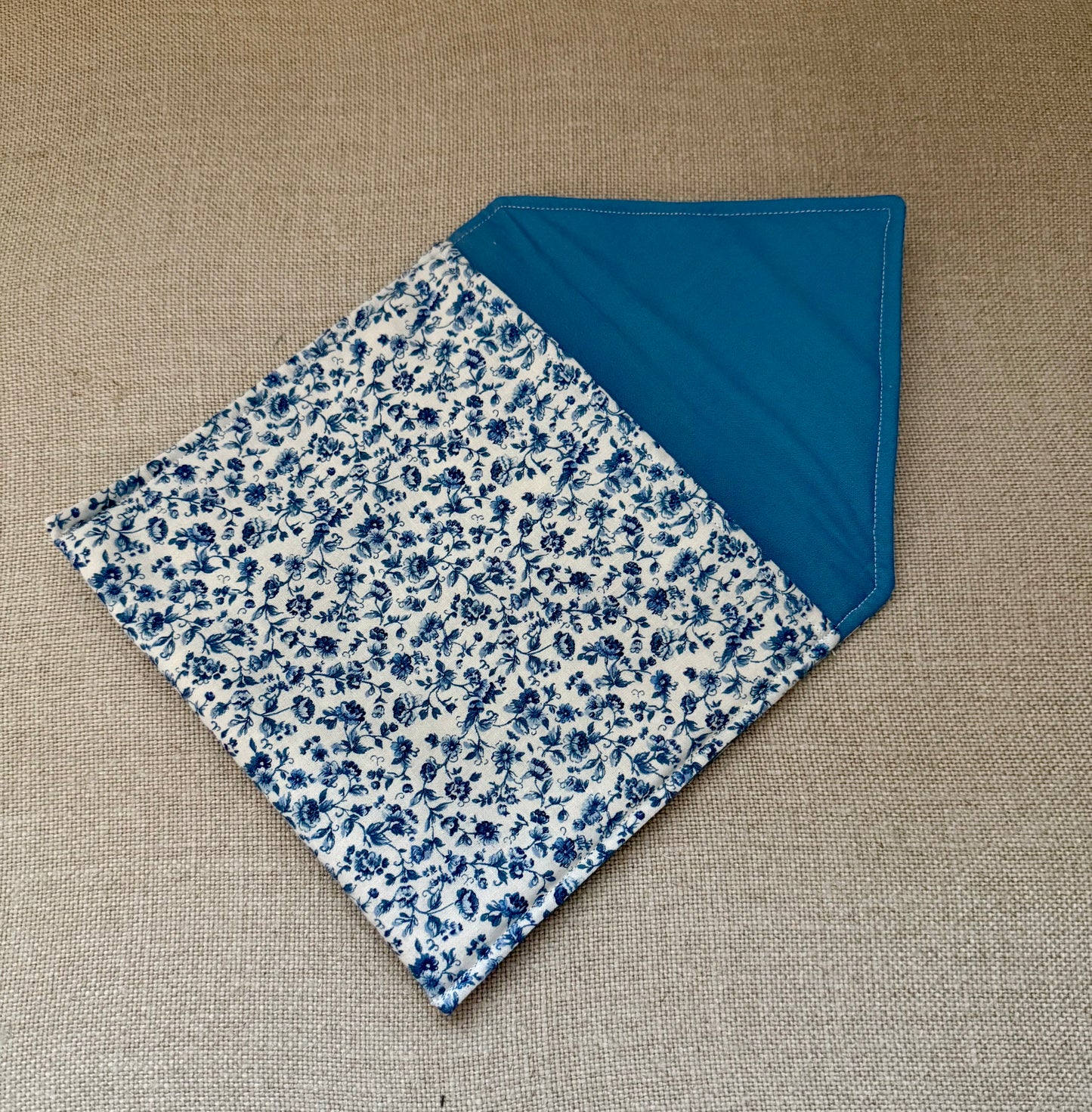 Blue Floral Garden ~ Microwave Baked Potato Bag