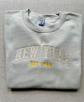Inspired Est New York   -Embroidered Crewneck