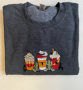Western Cool Drinks ~ Embroidered Crewneck