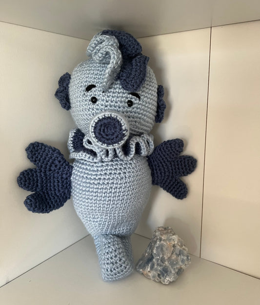 Mackenzie The Sea Horse  -Crocheted